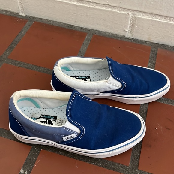 Vans classic slides blue comfy cush kids 3.5 - Picture 6 of 6